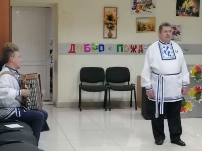 Выступление творческого коллектива «Ивушка» в санатории «Строитель»